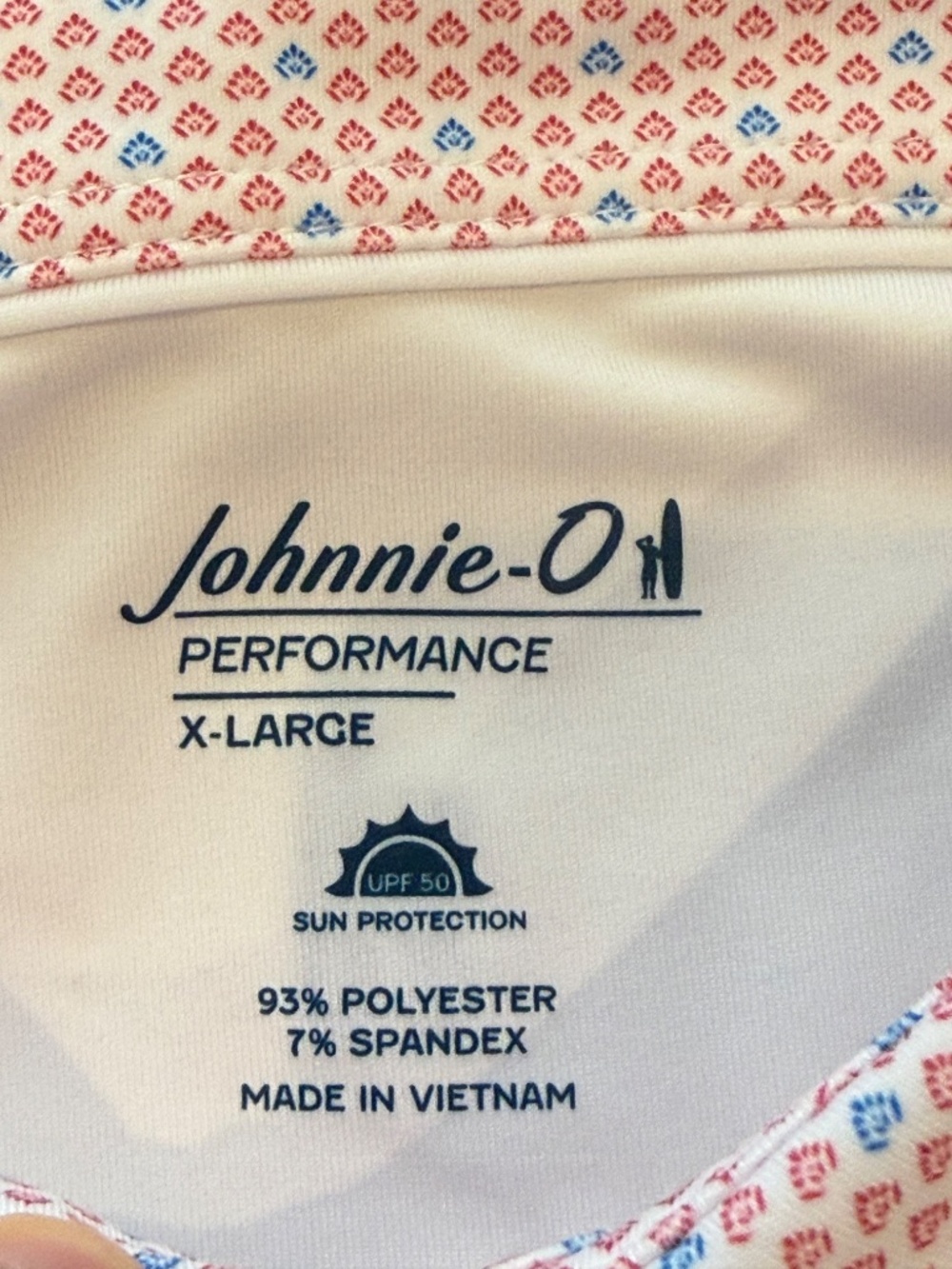 Johnnie-O Men's XL Lobster Emillio Performance Jersey Polo MSRP $98 - Picture 9 of 10